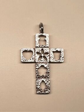 Tous Sterling Silver Cross Pendant
